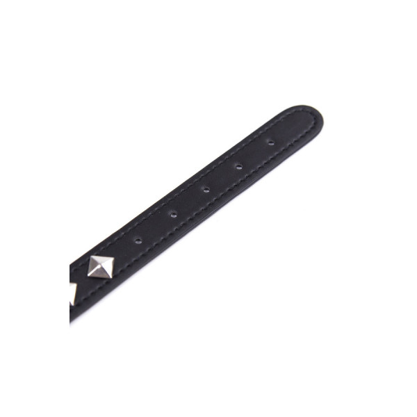 Collier réglable avec déco en métal 